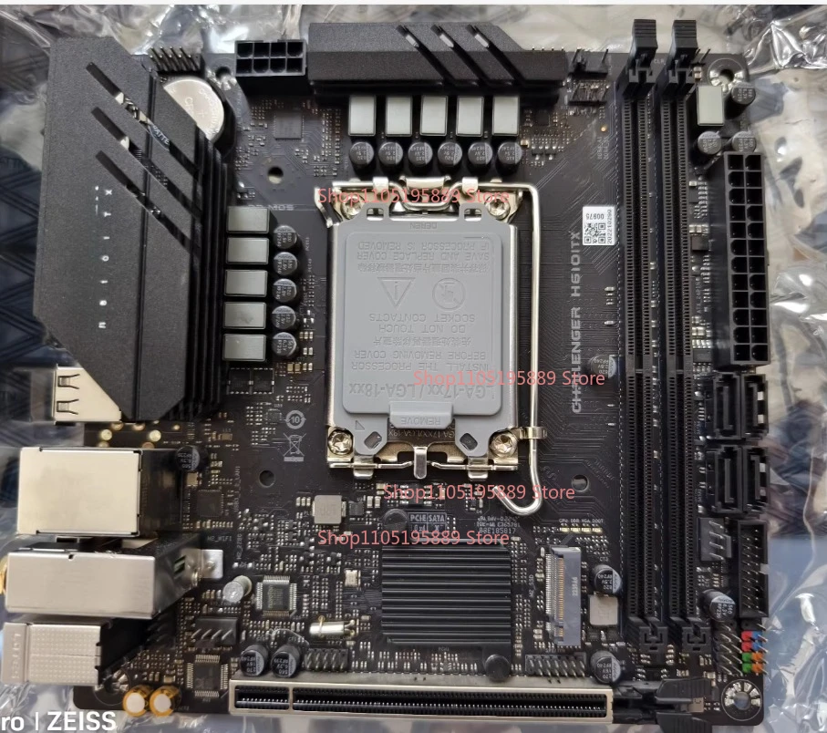 

Материнская плата Mingxuan MS-Challenger H610 ITX для ПК, интерфейс LGA1700, поддержка процессоров 12/13/14 поколений, память DDR4