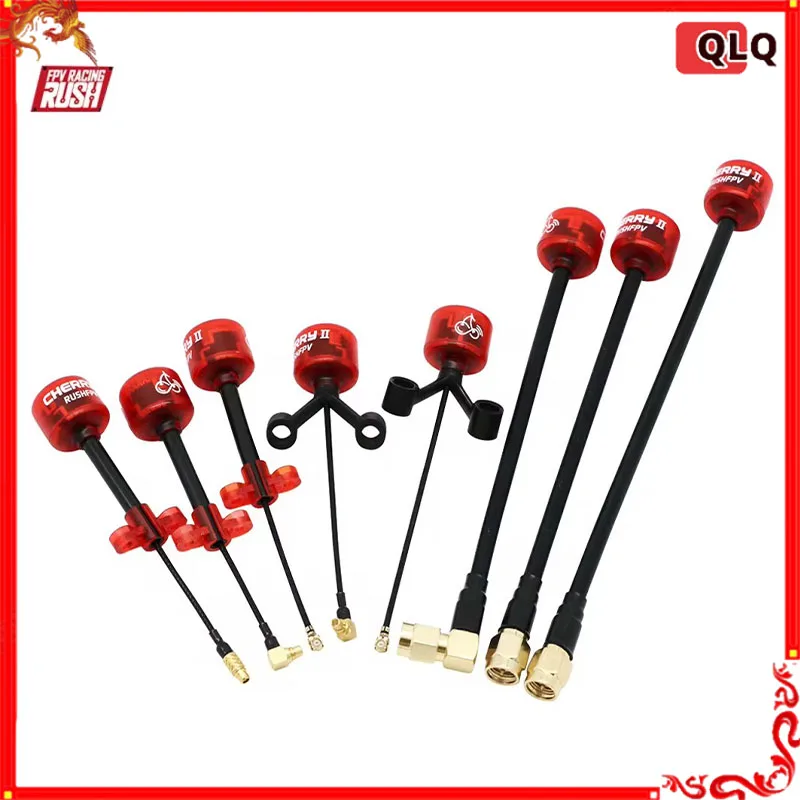 RUSHFPV Cherry 2 II 5.8G 1.8DBI FPV Antenna LHCP RHCP SMA UFL IPEX MMCX for FPV Freestyle Analog Digital Drones DIY Parts