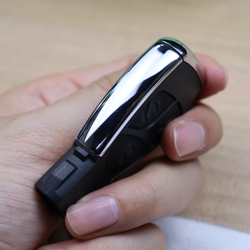 메르세데스 벤츠 W203 W204 W205 W210 A B C E 클래스 W211 W212 W22 용 금속 자동차 키 하우징 키 케이스 쉘에 플라스틱 업그레이드