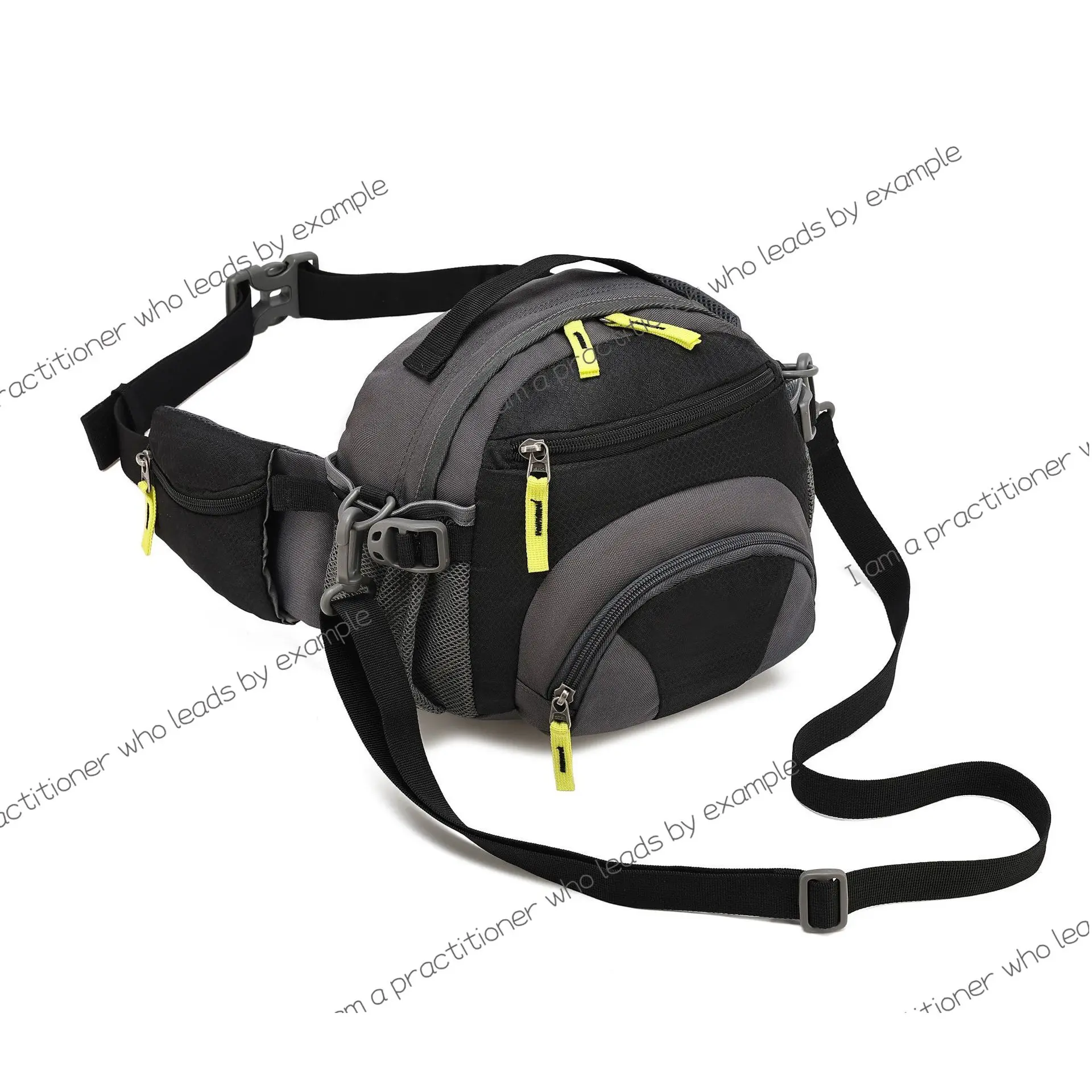 Multifunctional sports fanny pack, shoulder messenger bag, outdoor mountaineering fanny pack, ultra-light waterproof fanny pack