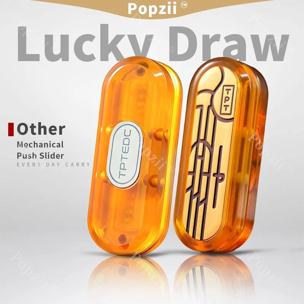 

Lucky Draw PEI EDC Механический слайдер Juguetes Antiestrés Paragraph DingDing Push Slider Тревожные игрушки