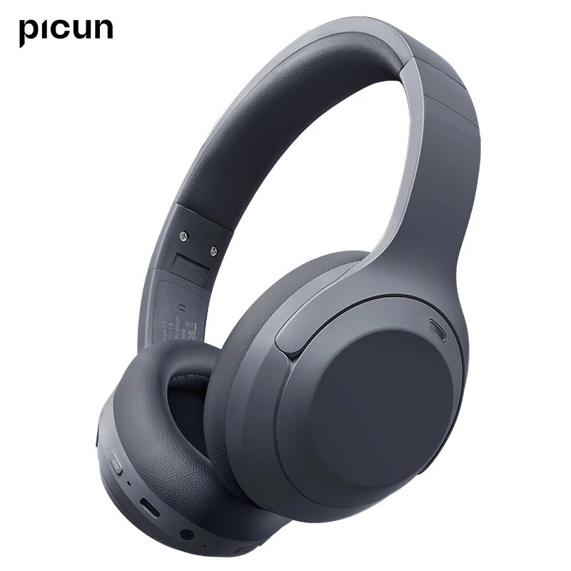 picun-bluetooth-54ワイヤレスヘッドセットhi-fi43db適応型ノイズフリー40mmドライバー80時間のバッテリー寿命
