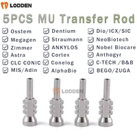Varilla de transferencia Dental multiunitores, accesorio de transferencia de ventana abierta para osstem/dentium/megágeno/NeoBiotech/Straumann/Anthogyr/MIS, 5 uds.