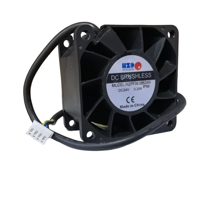 HZPF0638B2H 6cm 6038 24V 48V 2B06038B24M IP68 Waterproof Cooling fan DBPF0638B8H DC48V 0.6A