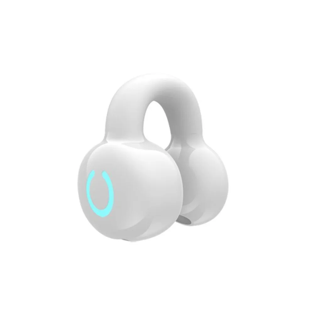 Extra Long Calls General Bluetooth 5.3 Earphone Single Ear HiFi Stereo Ear Clip Bluetooth Wireless Headset for Xiaomi iPhone