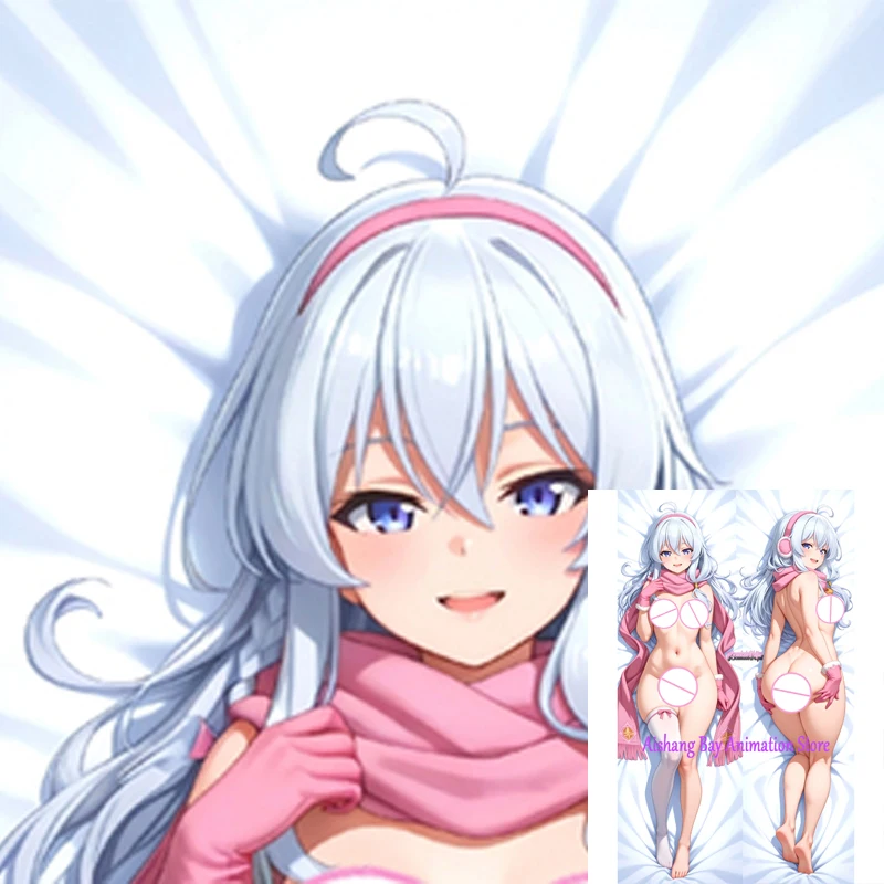 

Dakimakura Anime Elaina 2 Side Printed Hugging Pillowcase Cushion Bedding Decor Pillow Cover