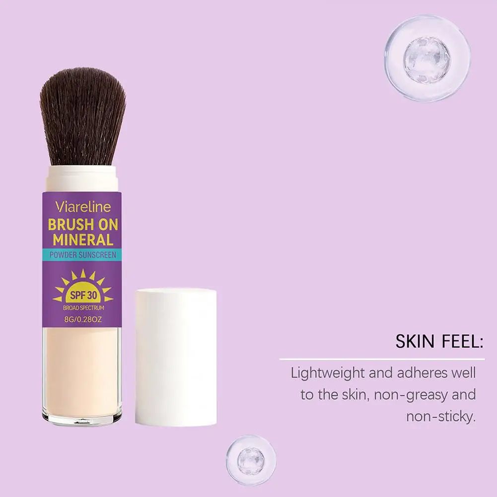 Kids Tropical Mineral Sunscreen Powder SPF 30 UVA UVB Protection Waterproof For Dry Sensitive Skin Long Lasting Powder view 4