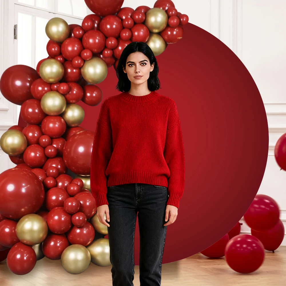 Fondo redondo degradado Vintage, cubierta abstracta azul, rosa, negro, decoración para fiesta de cumpleaños y boda, retrato artístico para adultos, fondo fotográfico