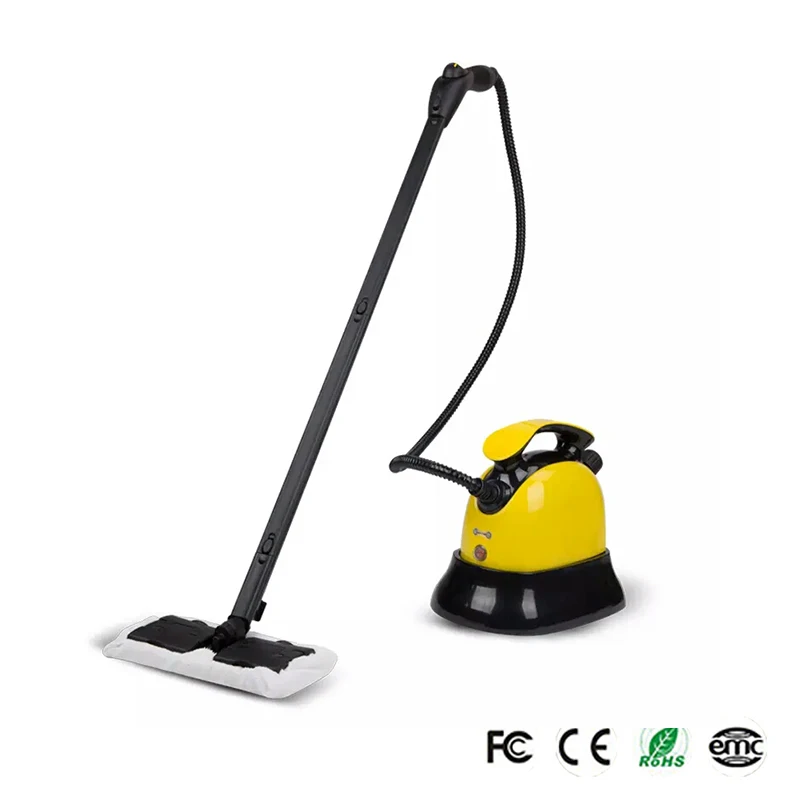 AC220-240V 50-60Hz 1500w power electric steam cleaner with 0.8L water tank Multifunction Cleaning Machine garment steamer sweep