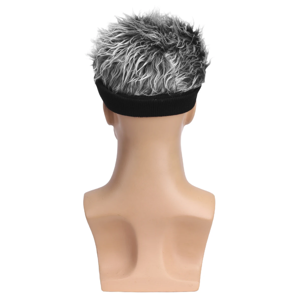 メンズ新型合成ウィッグ、先のとがった帽子