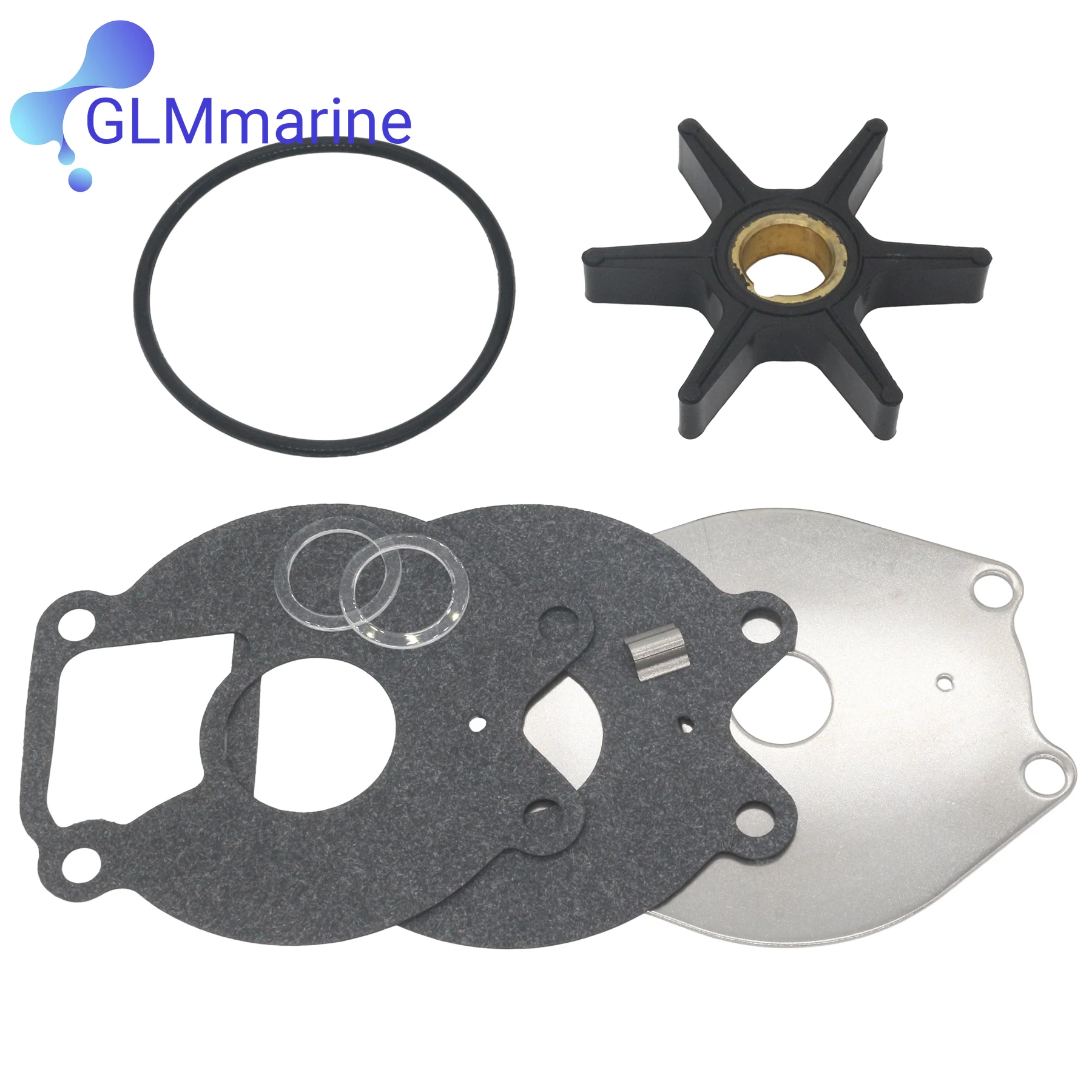 

For Mercury Mariner 47-85089T7 Impeller Repair Kit 2 Cy 15HP 18HP 20HP 25 HP Outboard Engine 47-85089Q4 85089T4 Cooling System