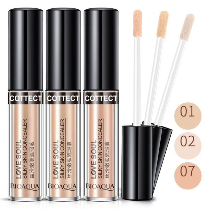 3g Eyes Face Concealer Liquid Cover Dark Circles Acne Natural Effect Foundation Cream Long-lasting Waterproof Cosmetics