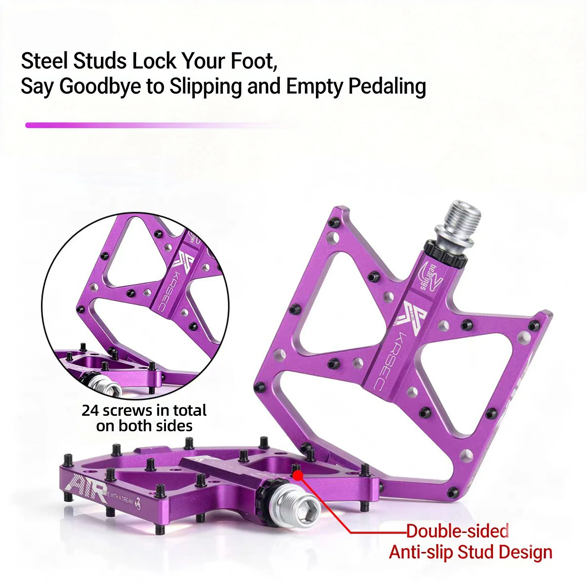 KRSEC 3 Sealed Bearing Flat Pe - Pedal Platform Flat ulasan dan harga