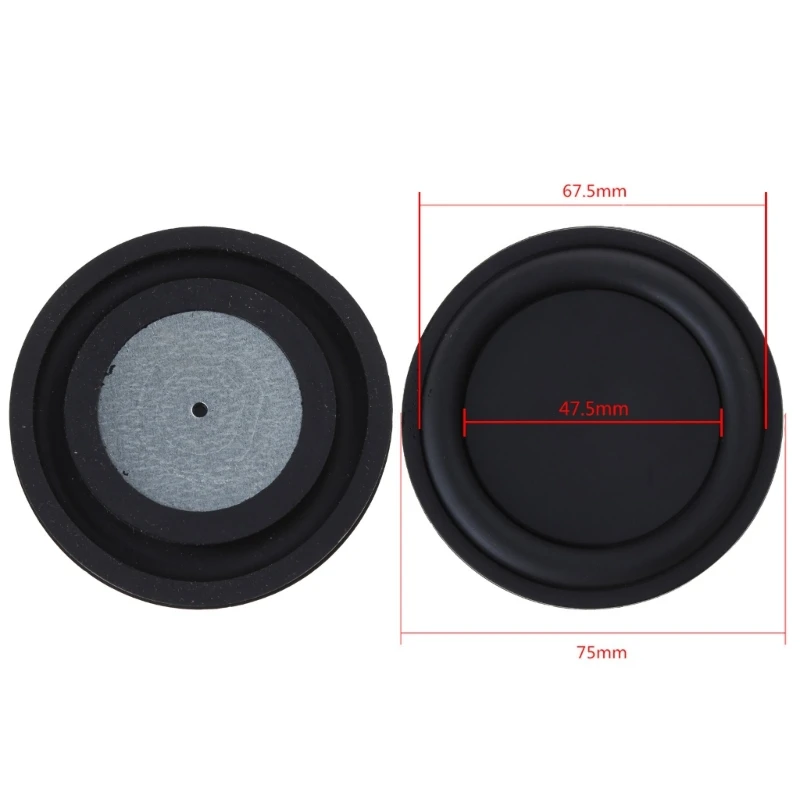 2PCS 75/90/92/139mm Bass Diaphragm Vibration Membrane Passive Radiator Speaker Repair Parts DIY Home Theater Accessories