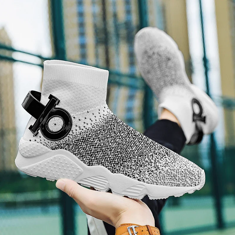 MAEDEF High-top Sock Sneakers Man Casual Shoes Fashion Sneakers Breathable Lightweight Male Walking Footwear Zapatillas Hombre