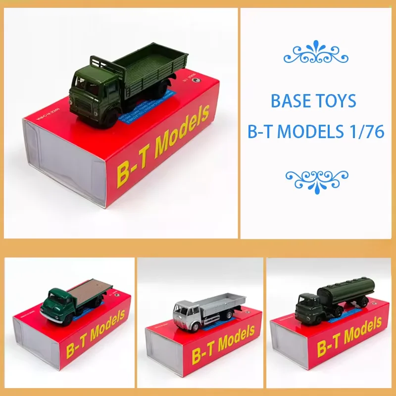 

BASE TOYS B-T МОДЕЛИ 1/76 Масштаб Танкер/Планшетный грузовик Контейнер Легкосплавная модель автомобиля Праздничные подарки Игрушки
