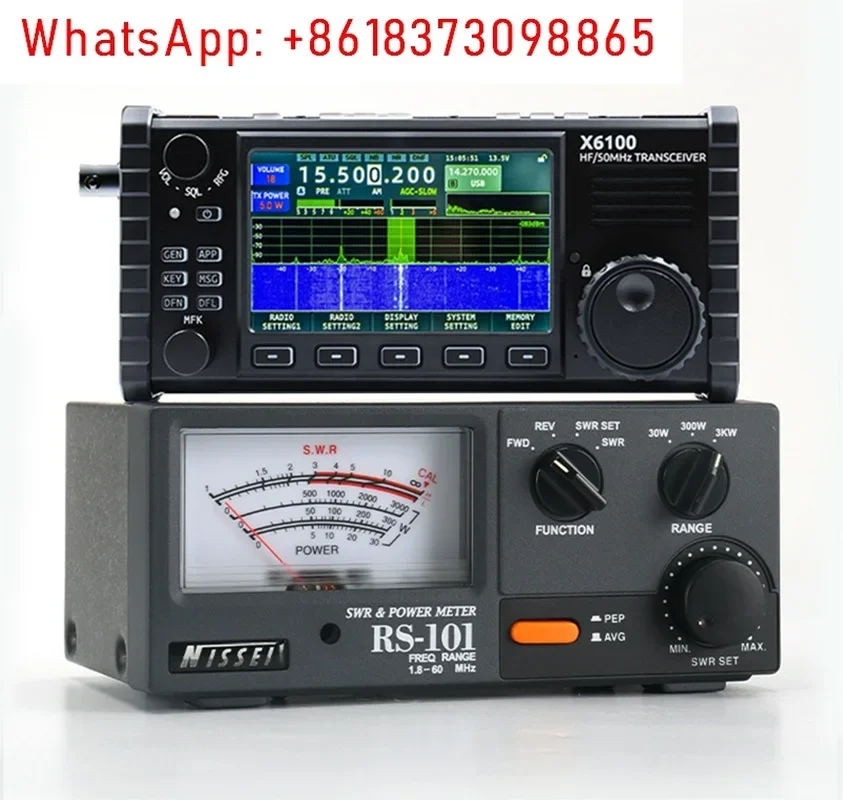 RS-101 1.8-60Mhz 3KW shortwave standing wave meter power meter HF pointer meter