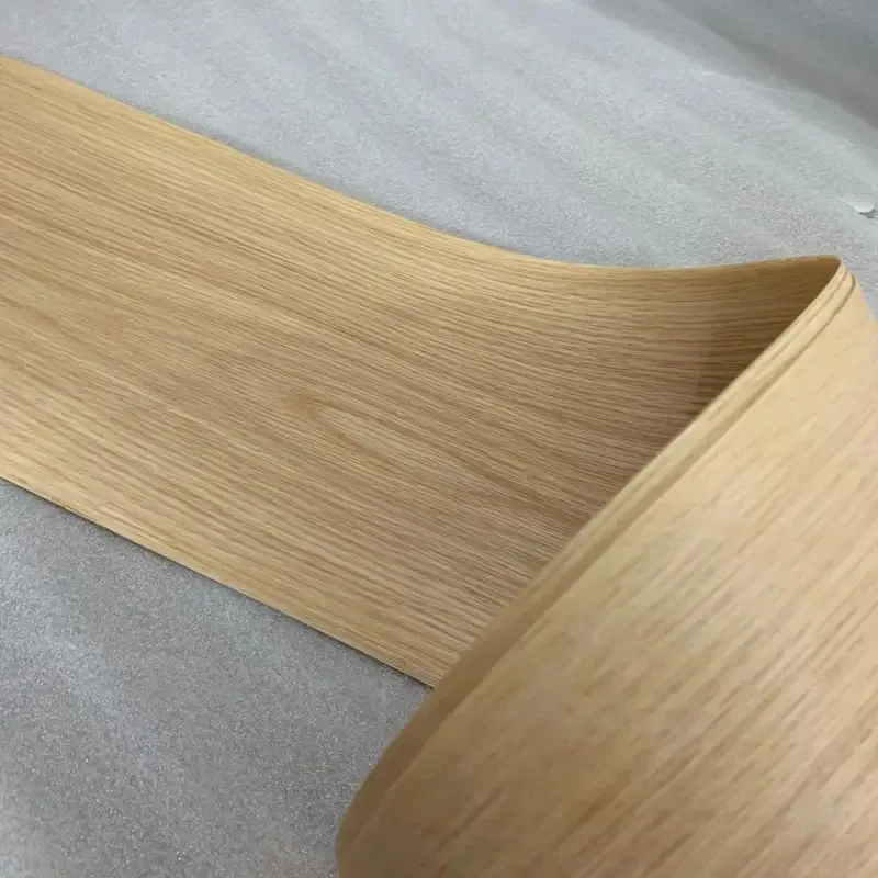 Natural Genuine American White Oak Wood Veneer for Furniture | 20cm × 250cm × 0.25mm C/C