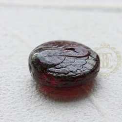 DIY Supply-One Piece Czech Glass Finding Peacock Bead - Picasso 18mm (CZE59-M-258)