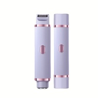 2 in 1 Women's Electric Shaver - Versatile Hair Removal for Bikini,Eyebrows,Face,Legs,Underarms,Portable Trimmer, Rechargeable