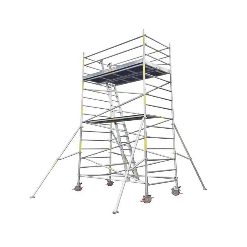 2 Steps Non-slip Foot Aluminum Folding Ladder With Special Design Pedals