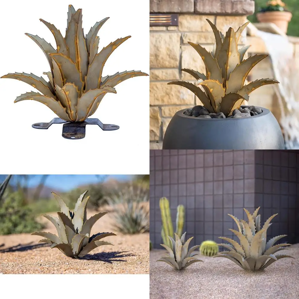 

Weather-Resistant Desert Steel Americana Agave Metal Art for Outdoor and Indoor Yard Decoration