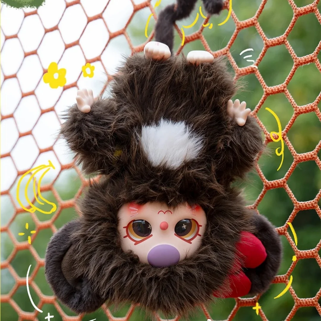 새로운 정품 베이비 3 V3 400% 시리즈 블라인드 박스 비닐 봉제 인형 조수 놀이 카와이 잠자는 인형 어린이 선물