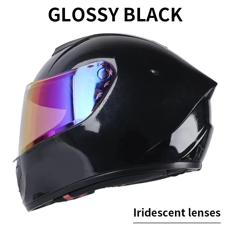 

OKB Men's & Women's Motorcycle Helmet-Dual-Visor Design with Winter-Proof ABS Material, DOT Certified for All Sizes