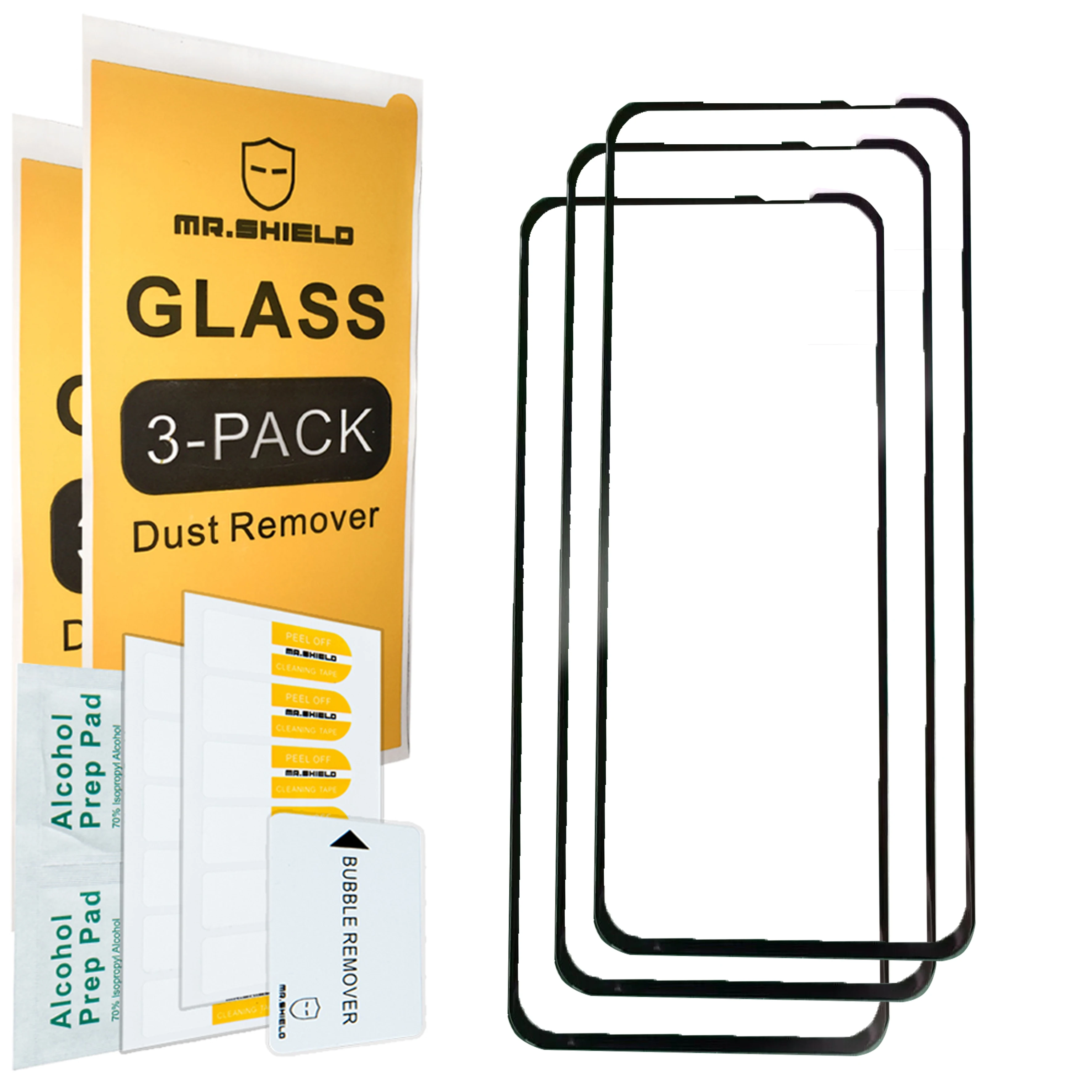 Mr.Shield [3-Pack] Screen Protector For ASUS Zenfone 10 [Full Cover] [Tempered Glass] [Japan Glass with 9H Hardness]