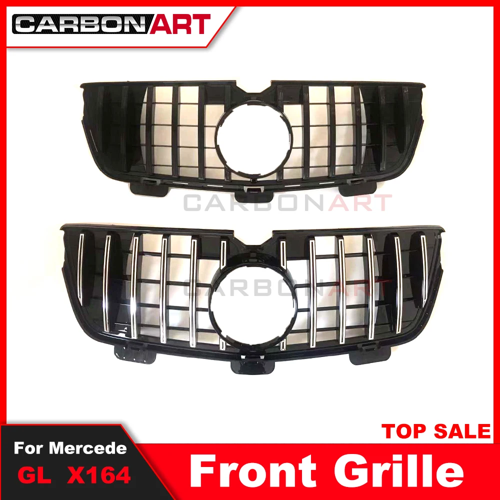 Year 2009-2012 Front Bumper Grille For merced GL Class X164 GT Grid X164 Panamerica Grille For GL450 GL 200 X164 Grille