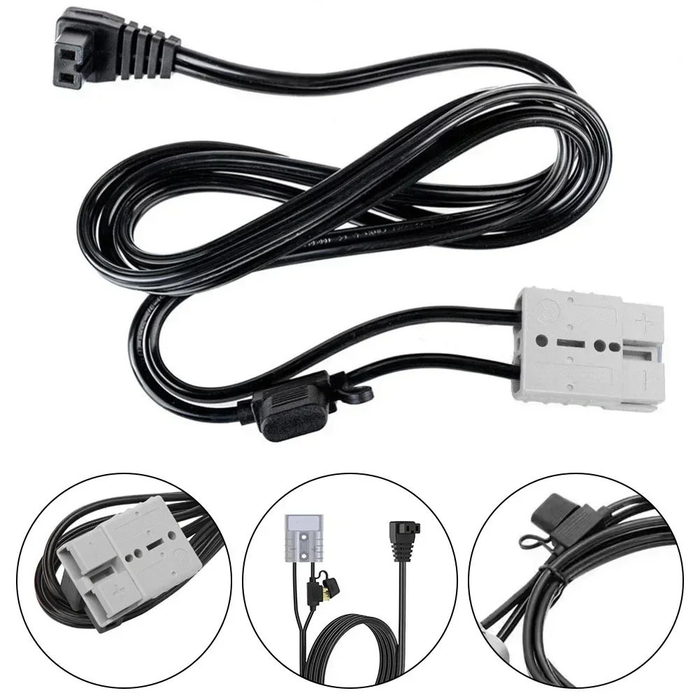 1pcs 50A For Anderson Plug Power Cord Extra-thick 16AWG Cable With Fuse Holder For 12V RV Refrigerator Freezer Connector