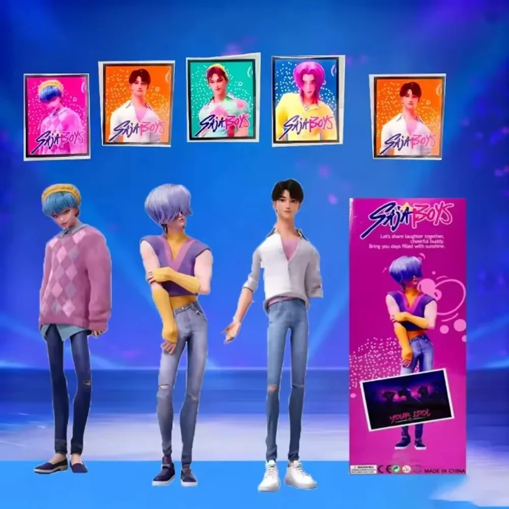 ฟิกเกอร์การ์ตูน K-POP Demon Hunter Saja ตัวละครชาย จินู รูมิ ขนาด 11.5 นิ้ว ข้อต่อขยับได้ ของเล่นเด็ก DIY ของขวัญเทศกาล