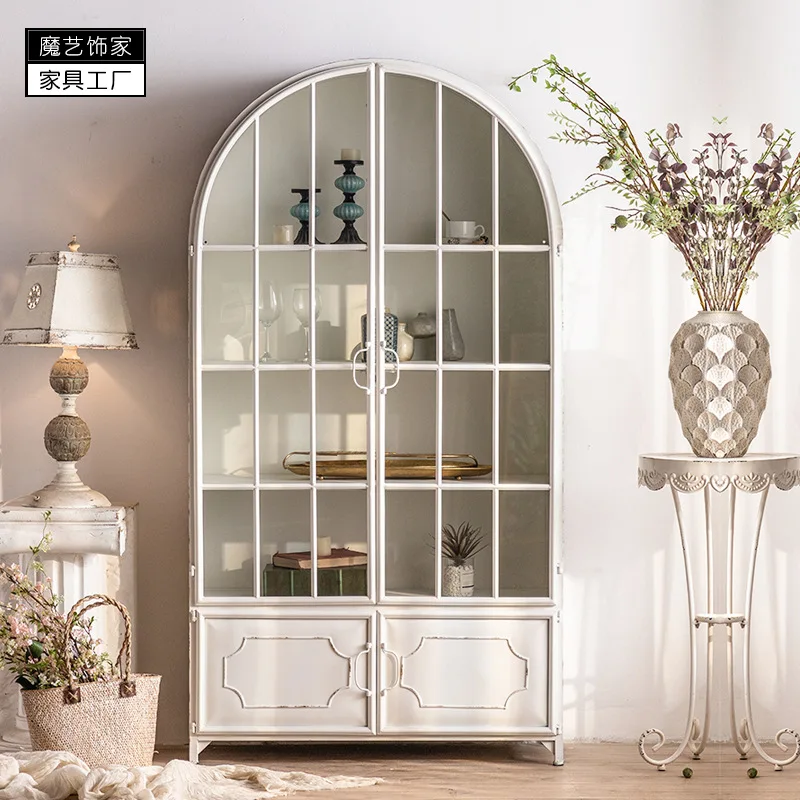CX Storage Cabinet Living Room Nail Art Store Display Cabinet Cosmetics Maternal and Infant Store Iron Display Cabinet