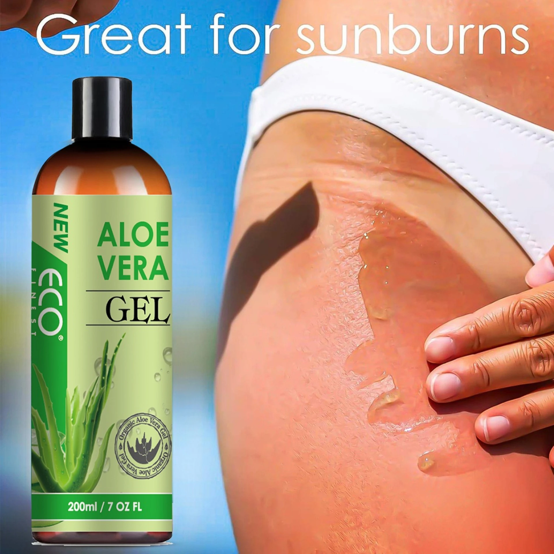 200g aloe vera gel moisturizing fading acne marks repairing and soothing after sun exposure aloe vera gel Skincare