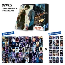 92PCS/box Anime Solo Leveling Cards LOMO Card Photocard For Fans Collection Gift