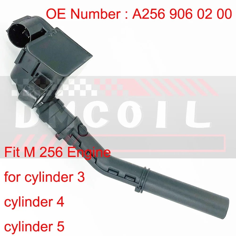 6 IGNITION COIL FOR MERCEDES-BENZ AMG GT 53 CLE450 E450 GLE450 GLS450 S400 S580 EQ 3.0 M256 ENGINE 2018- A2569060100 A2569060200