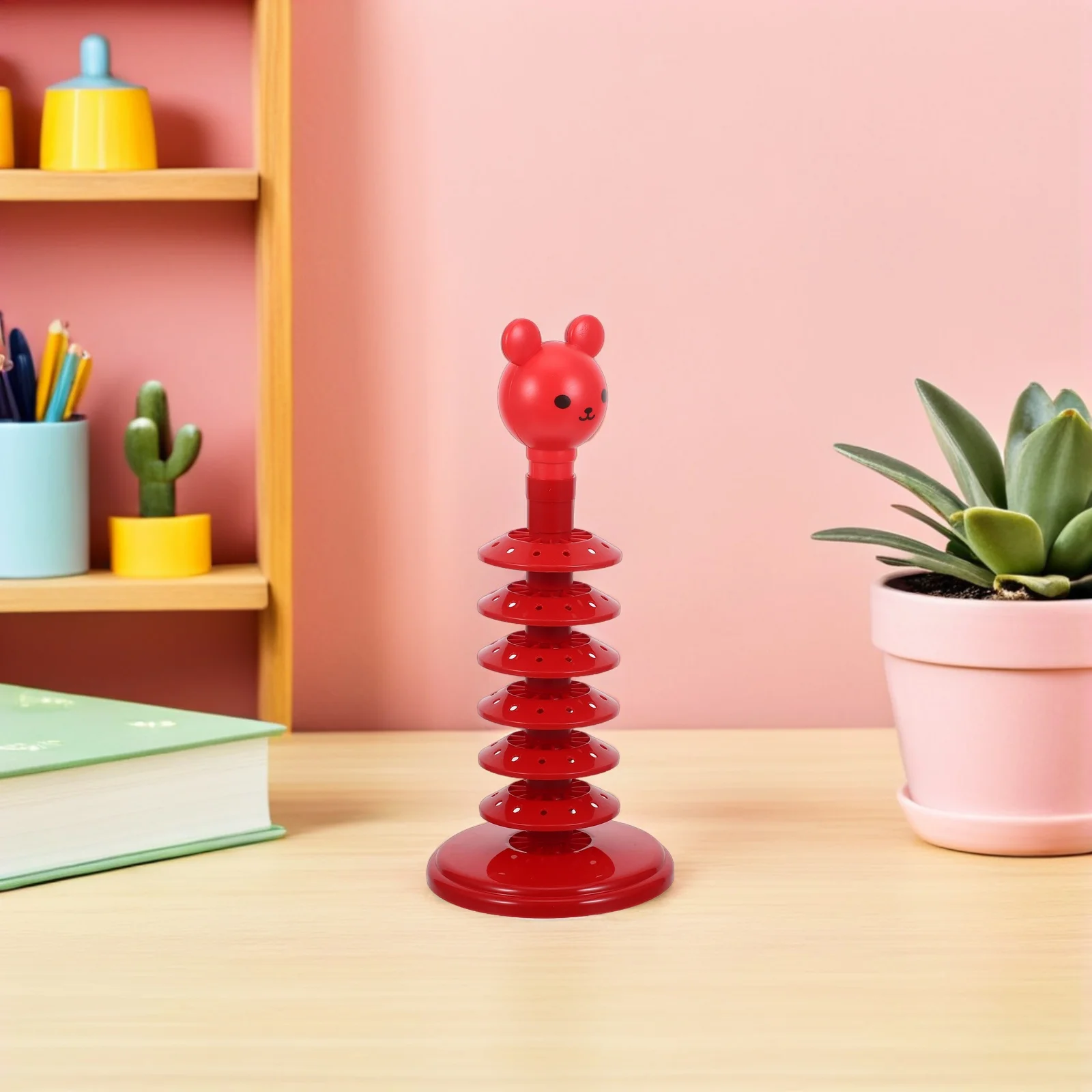 حامل عرض حلوى متعدد الطبقات من الأكريليك الشفاف لمنظم الحلويات والحلويات مع أرفف متعددة لطاولة المتجر