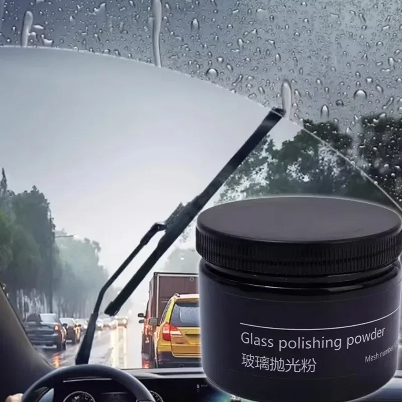 Car Glass Oil Film Remover Glass Polishing Compound Windshield Cleaner Cerium Oxide Powder Car Glass Polishing Auto Detailing