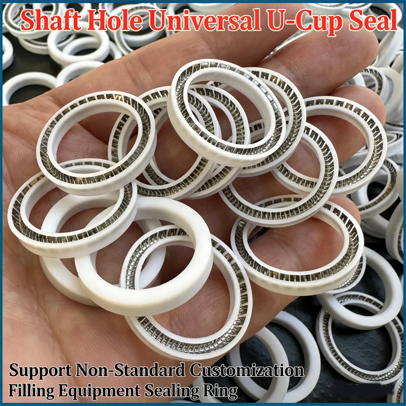 Spring Seal/Spring Energized Seal/Variseal,Filling Equipment,Dispensing Machine,Pharmaceutical and Food Grade,Shaft Seal Ring
