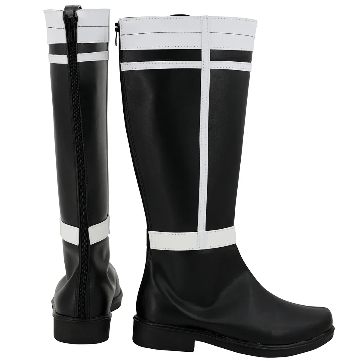 Himmel Cosplay Boots - Frieren: Beyond Journey's End Black Shoes, Custom Made