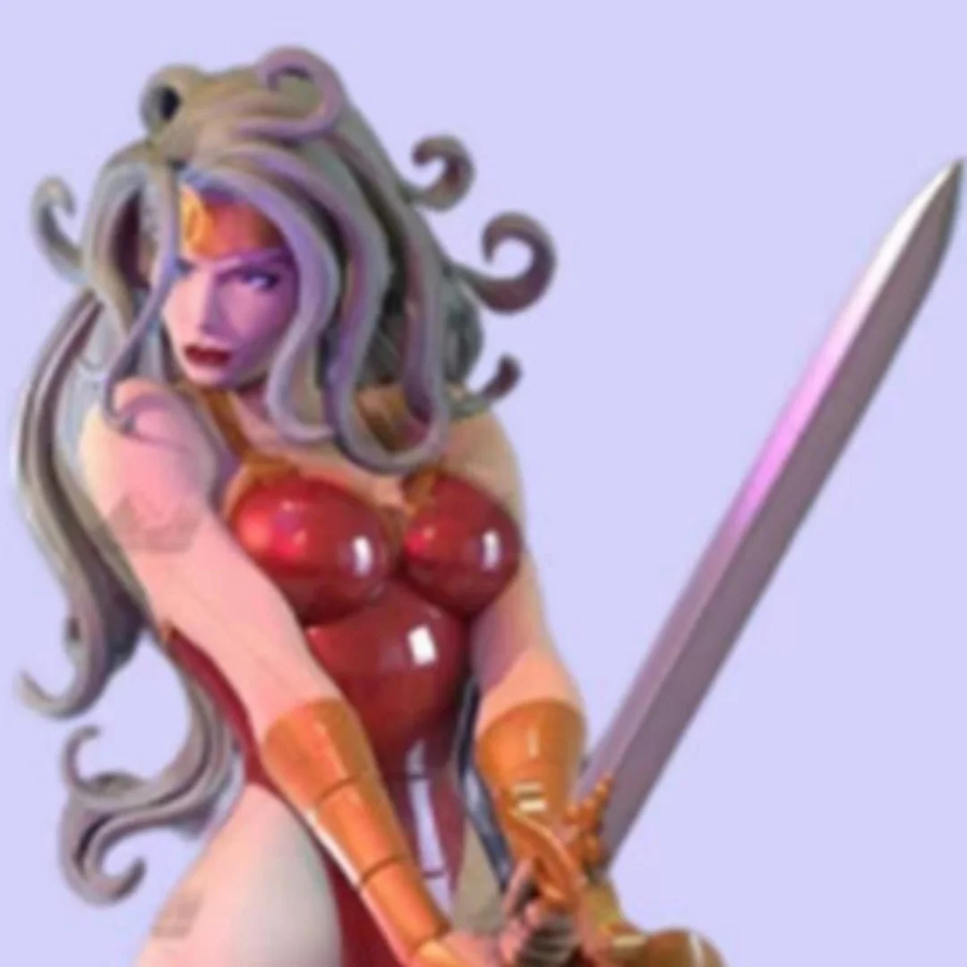 

1/24 Scale Resin Figure Model Kit Glorious Battle Girl Unassembled Unpainted 3D printing DIY toy 190