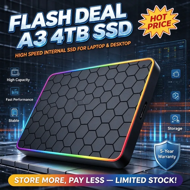 New A3 Series Solid State Disk SSD 500GB 1TB High Speed Internal HDD 2TB 4TB Hard Drive For Laptop Desktop 2026 Fast