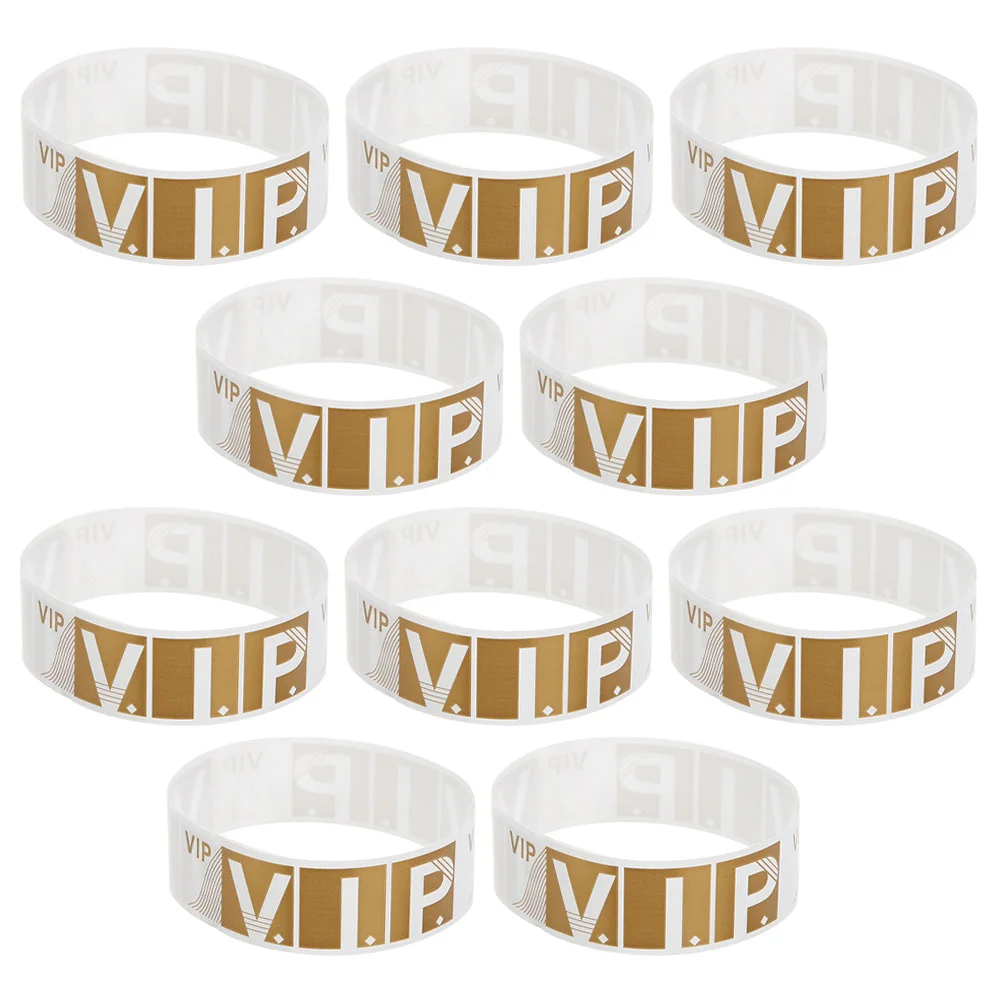 

100 Pcs Party Wristband Bands Event Vip Wristbands for Events Bracelet Child