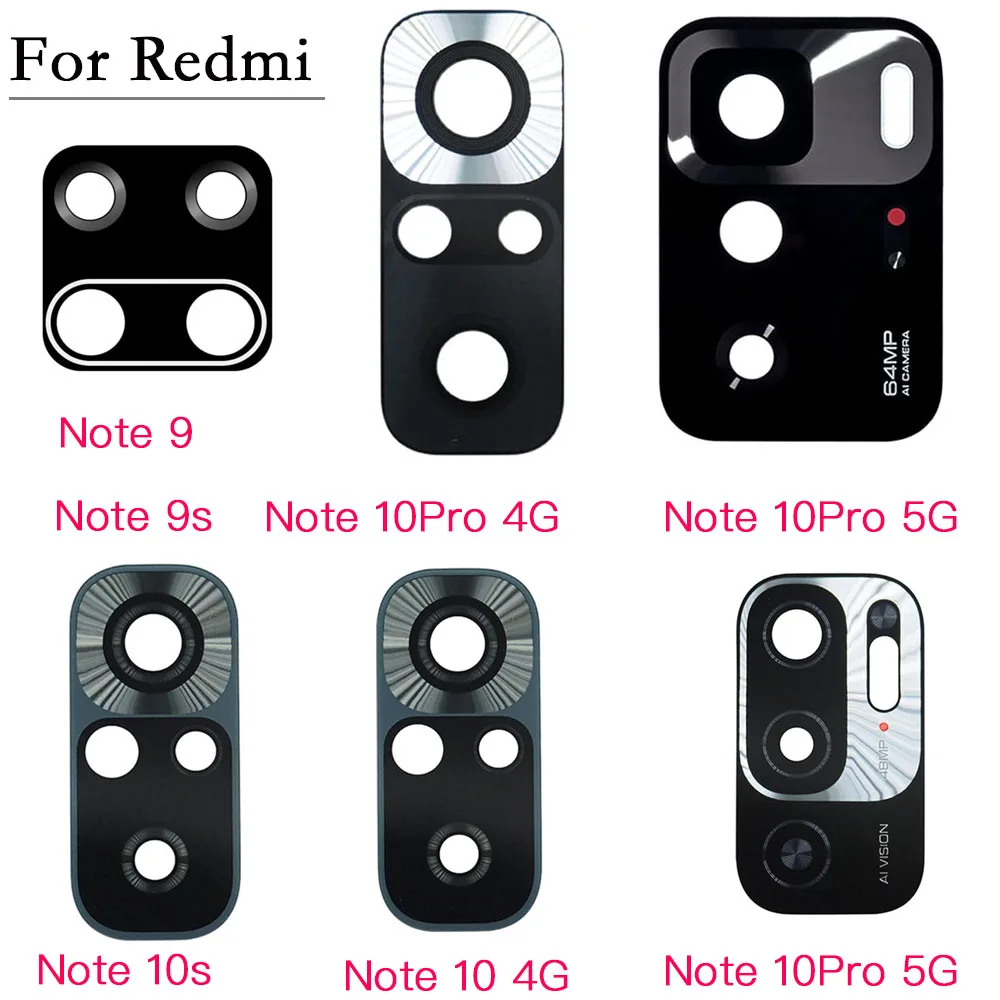 

Pop Back Rear Camera Glass Lens Replacement For Xiaomi Redmi Note 9 9s 10 10s Pro With Double Sided Adhesive , Repair Tools