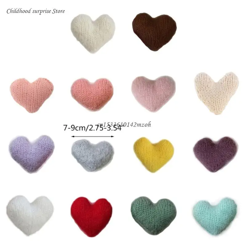 Baby Photography Props Background Handwoven Love Heart Photo Props Newborn Photostudio Backdrop Pilling Resistant Dropship