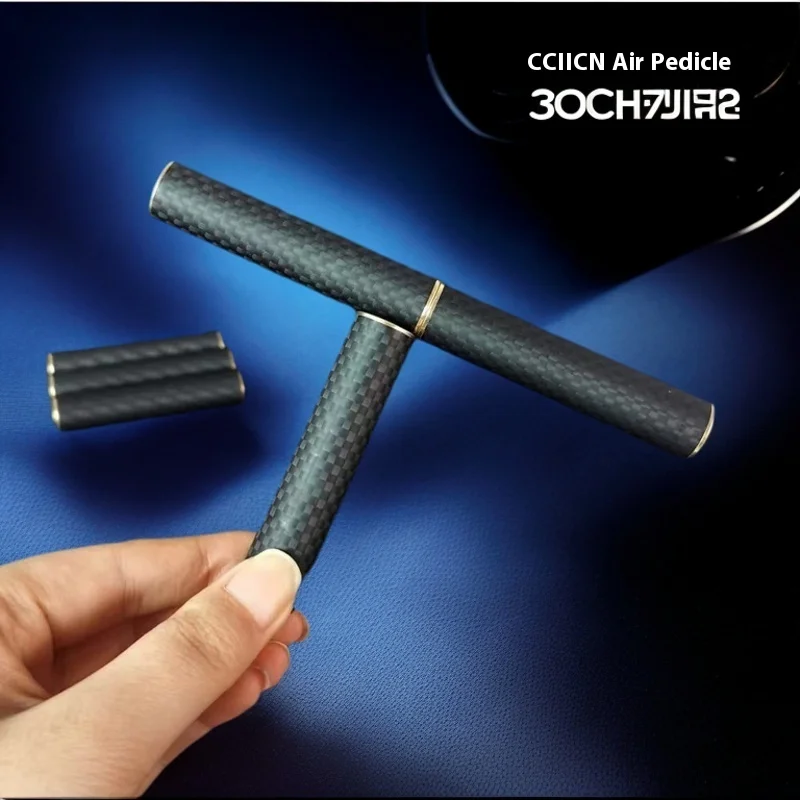 Magnetic Metal Carbon Fiber Fidget Spinner Three Section Stick Finger Toy Stress Relief Edc Boredom Breaker