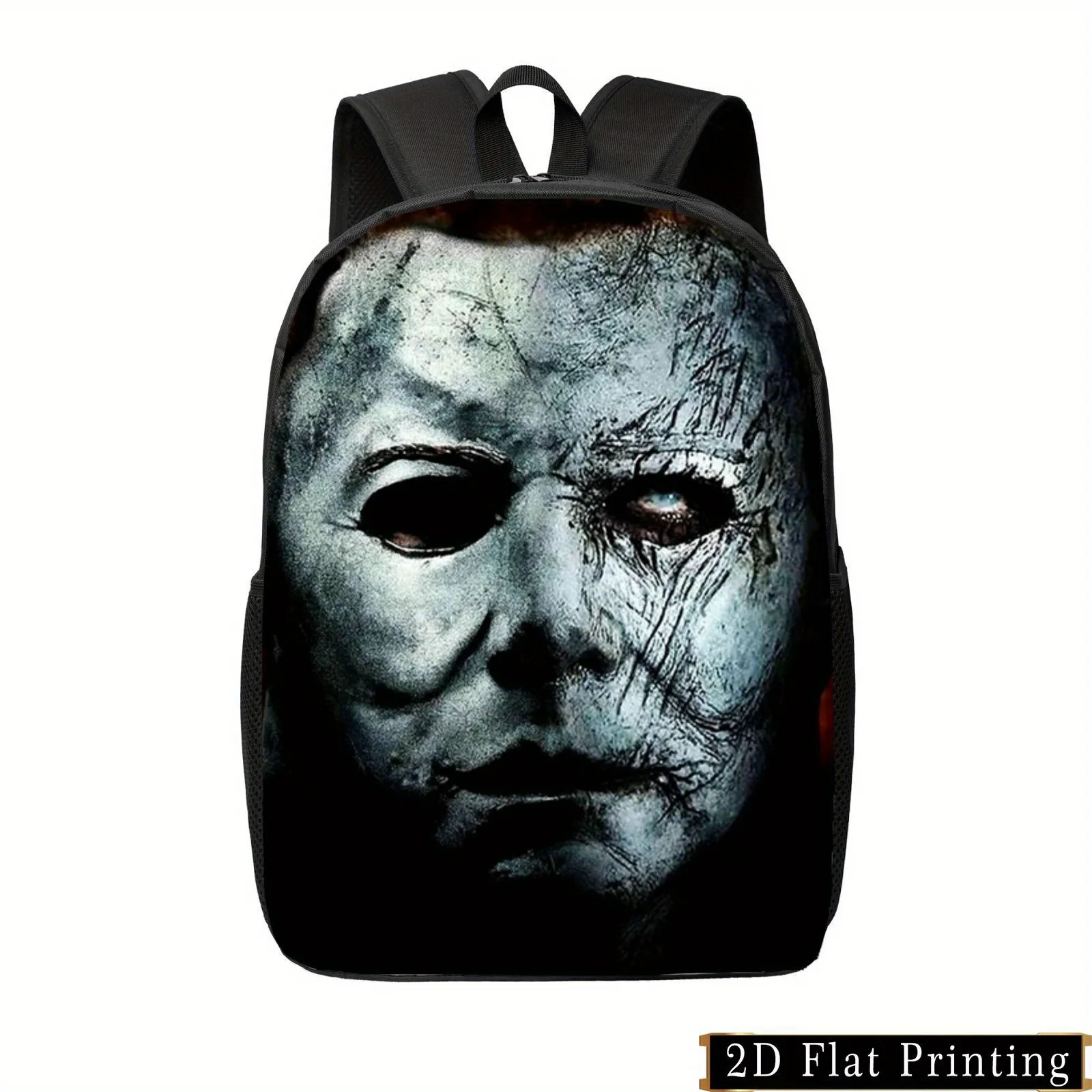 

The horror-themed Michael Meyers backpack is lightweight and large-capacity, suitable for both men and women