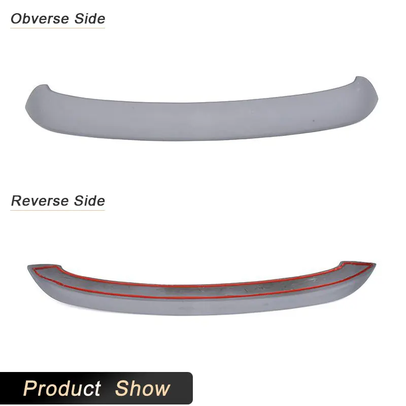 PU Gray Rear Roof Spoiler for Volkswagen VW Golf 4 IV MK4 Standard 1998-2004 Car Racing Rear Spoiler Roof Wing Window Trim