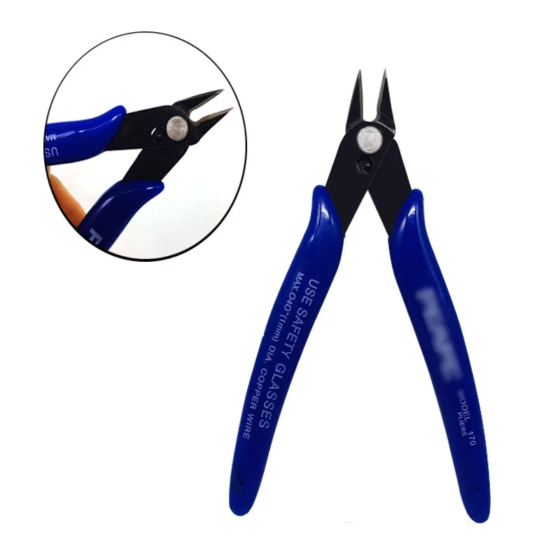 Wire Cable Cutter Precision Diagonal Pliers Stripper Knife Crimper Wire Pliers Electrical Wire Cable Pliers Wire Repair Tool