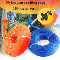 100m Nylon Brushcutter Strimmer Trimmer Line Cord Wire 2.7/3.0/4.0mm DIA For STIHL Nylon Lawn Mower Line Garden Power Tool Parts